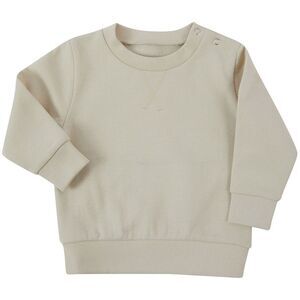 Larkwood Baby Sustainable Sweatshirt / Light Stone